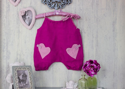 Льняной песочник-комбинезон Crimson Noon