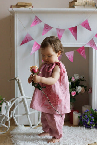 Штанишки льняные под платье Rabbit