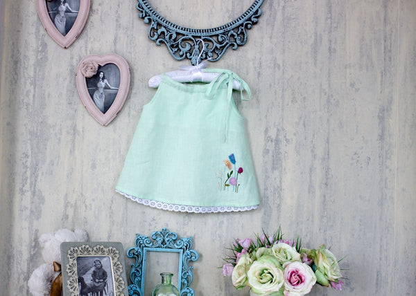 Универсальное льняное платье-туника Floral Mood