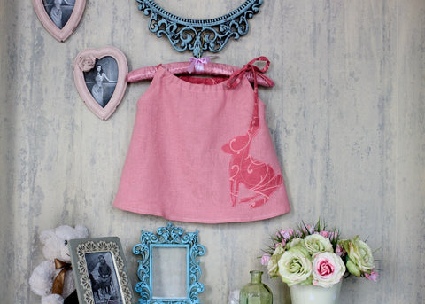 Универсальное льняное платье-туника Rabbit