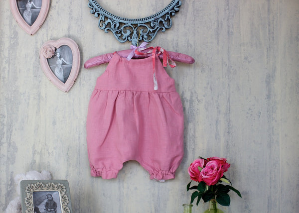 Льняной песочник-комбинезон Rabbit