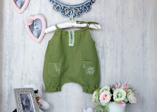 Льняной песочник-комбинезон Dandelion