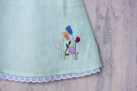 Универсальное льняное платье-туника Floral Mood