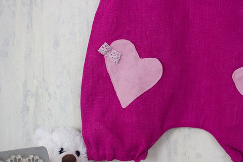 Льняной песочник-комбинезон Crimson Noon