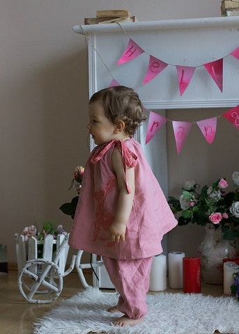 Универсальное льняное платье-туника Rabbit