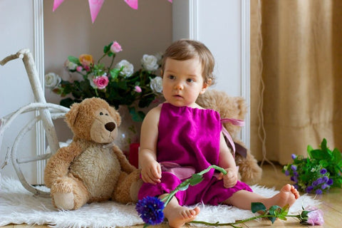 Льняной песочник-комбинезон Crimson Noon