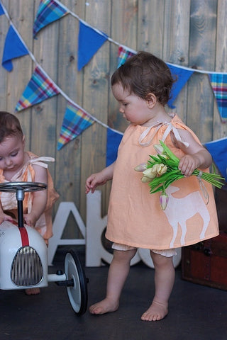 Универсальное льняное платье-туника Reindeer