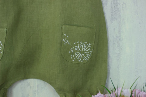 Льняной песочник-комбинезон Dandelion